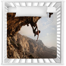 Rock Climber At Sunset, Kalymnos Island, Greece Nursery Decor 46067639