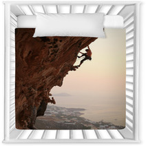 Rock Climber At Sunset, Kalymnos Island, Greece Nursery Decor 46068893