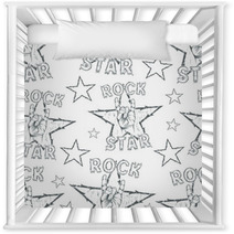 Rock Star Seamless Pattern Nursery Decor 88989661