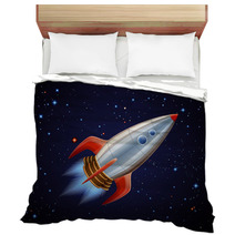 Rocket In Space Bedding 63062560