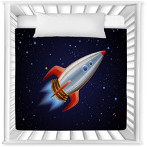 Rocket In Space Nursery Decor 63062560