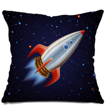 Rocket In Space Pillows 63062560