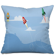 Rockets In The Sky Pillows 50934524
