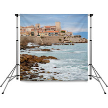 Rocky Coast Of Antibes France French Riviera Cote Dâ€™Azur C Backdrops 67994927