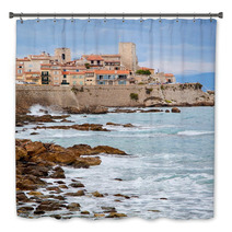 Rocky Coast Of Antibes France French Riviera Cote Dâ€™Azur C Bath Decor 67994927