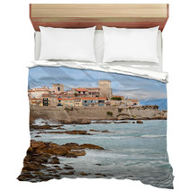Rocky Coast Of Antibes France French Riviera Cote Dâ€™Azur C Bedding 67994927