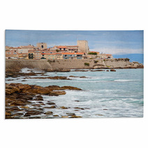 Rocky Coast Of Antibes France French Riviera Cote Dâ€™Azur C Rugs 67994927