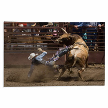 Rodeo Bull Rider Rugs 822866