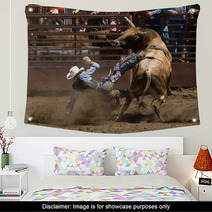 Rodeo Bull Rider Wall Art 822866