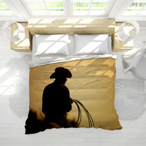 Rodeo Cowboy Silhouette Bedding 20168558