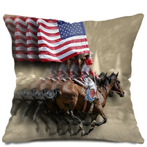 Rodeo Queens & Flags Pillows 728977