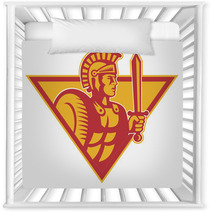 Roman Centurion Soldier With Sword And Shield Nursery Decor 42304279