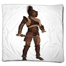 Roman Gladiator - Murmillo Type Blankets 66549836