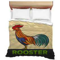 Rooster Logo Bedding 88809157