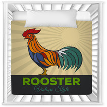 Rooster Logo Nursery Decor 88809157