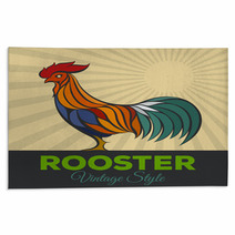 Rooster Logo Rugs 88809157