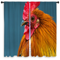 Rooster Window Curtains 79177141