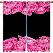 Rose Blooms Window Curtains 61207713