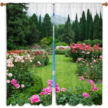 Rose Garden Window Curtains 54839164