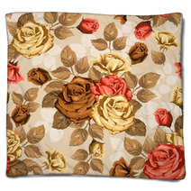 Rose Seamless Background Blankets 60315765