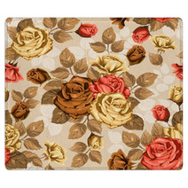 Rose Seamless Background Rugs 60315765