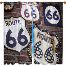 Route 66 Collection Window Curtains 57702630
