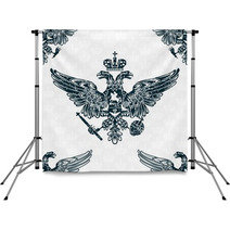 Royal Eagle Seamless Pattern Backdrops 50881385
