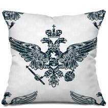 Royal Eagle Seamless Pattern Pillows 50881385