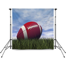 Rugby Ball - 3D Render Backdrops 60254011