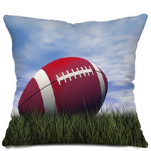 Rugby Ball - 3D Render Pillows 60254011