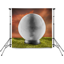 Rugby Ball Backdrops 67665745