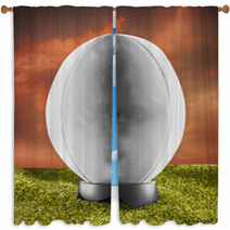 Rugby Ball Window Curtains 67665745