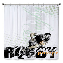Rugby Player Football Poster Bath Decor 20658039
