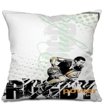 Rugby Player Football Poster Pillows 20658039