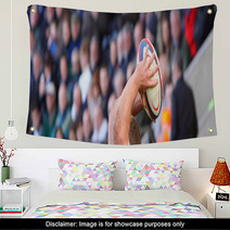 Rugby Throw In Wall Art 21966487
