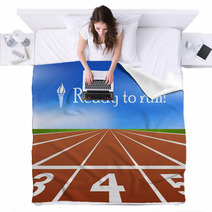 Running Track Blankets 54992684