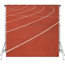 Running Track Curve Backdrops 64775116