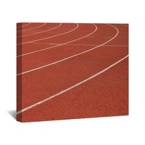 Running Track Curve Wall Art 64775116