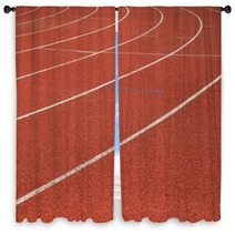 Running Track Curve Window Curtains 64775116