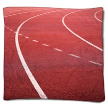 Running Track For In The Stadium. Blankets 56779835