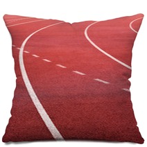 Running Track For In The Stadium. Pillows 56779835