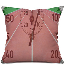 Running Tracks With Stop Watch Pillows 61652603