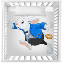 Running White Rabbit Nursery Decor 62951845