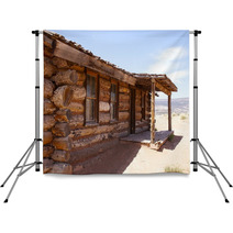 Rustic Log Cabin Backdrops 42683399