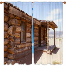 Rustic Log Cabin Window Curtains 42683399