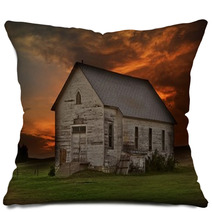 Rustic Prairie Building Pillows 53462808