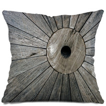 Rustic Wooden Table Pillows 68587811