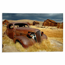 Rusty Car At Bodie Rugs 2050190