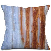 Rusty Metal Plate Background Pillows 71406719
