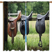 Saddles Window Curtains 15640155